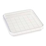 Placa cuadrada de búsqueda 100 mm con rejilla paq. 10