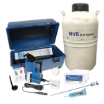 Equipo de Inseminación Artificial bovinos con termo criogénico