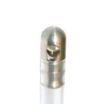 Funda de transferencia de embriones equina con punta metálica, salida lateral, para pajilla de 0.5