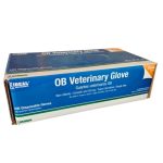 Guante de palpación OB Sleeves, Standard caja con 100 naranjas