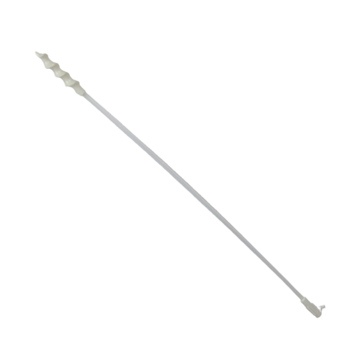 Catéter de Inseminación Artificial porcina Espiral con tapón blancas Paq. 5