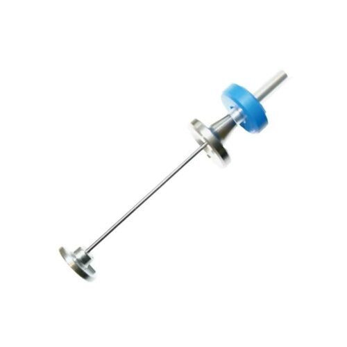 Soporte y anillo para fundas de transferencia de embriones equina con punta metálica