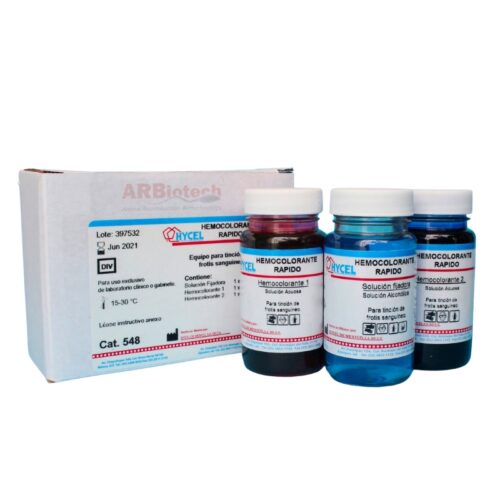Hemocolorante Rápido 100ml x3