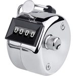 Contador manual de acero inoxidable